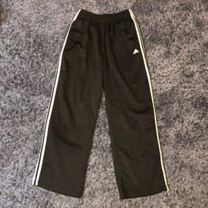 Adidas Black Striped Athletic Soccer Pants